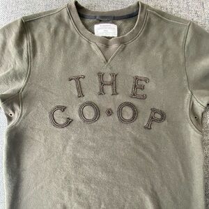 REI The CO-OP 80th Anniversary Staff Edition Army Green Sweatshirt Sz.M
